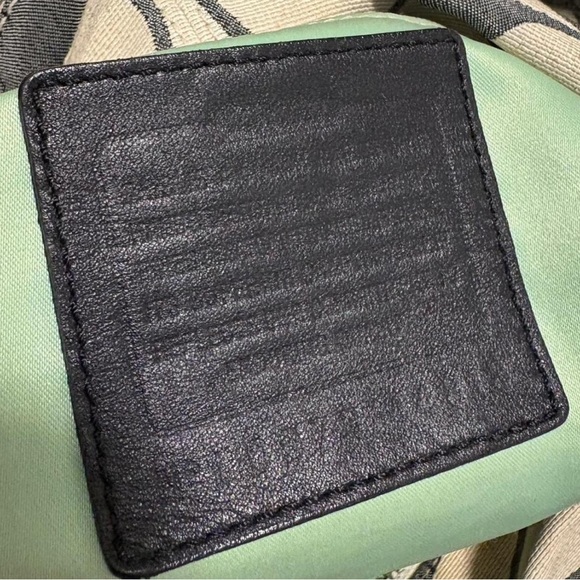 COACH Brooke Signature Sateen Satchel Shoulder Bag Cream and Black - Picture 3 of 5